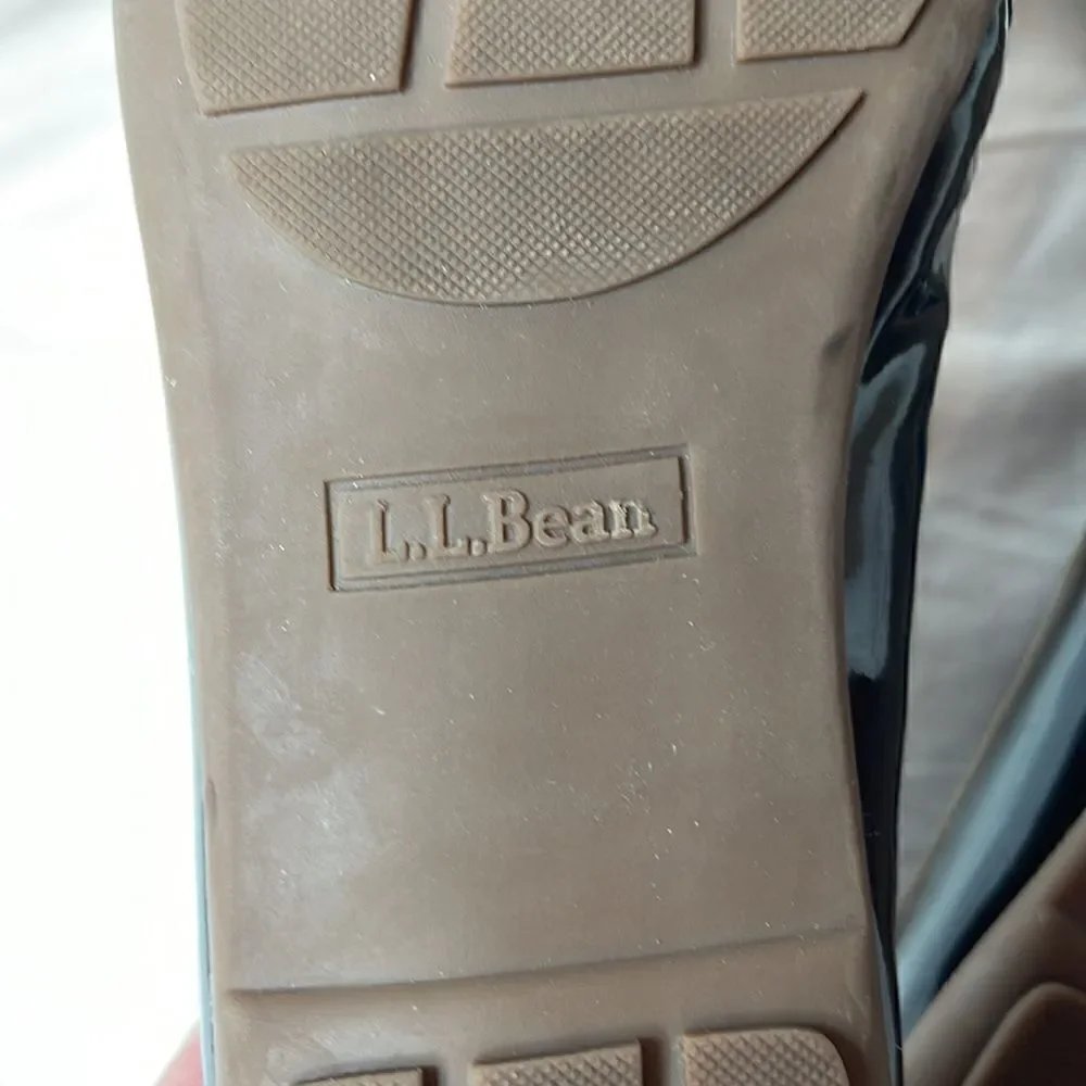 L.L. Bean Brown Coastal Rain Skimmers. Size 8